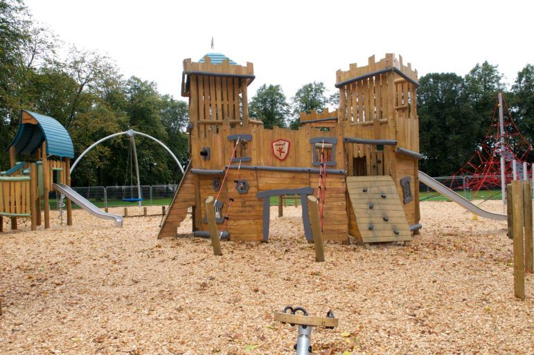 New playground in Robertson Park, Renfrew