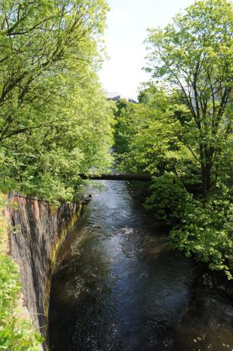 River by Paton's Mill in Johnstone