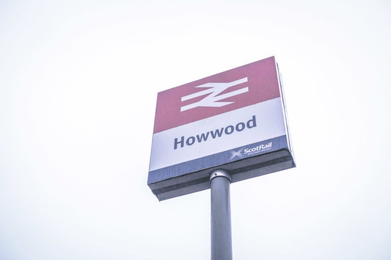 Howwood Rail Station sign