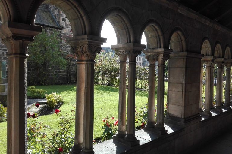 Paisley Abbey cloisters