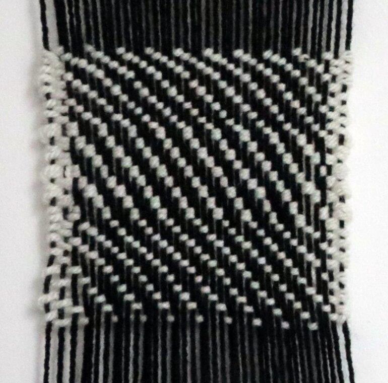 Example of a 3/1 Twill Weave