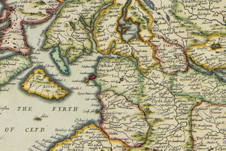 Ancient Map Renfrewshire