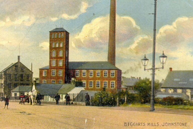 Biggarts Mill, Johnstone, 1912