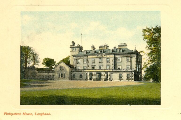 Finlaystone House, Langbank, 1911