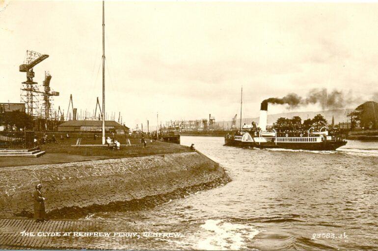 The Clyde At Renfrew Ferry, 1920