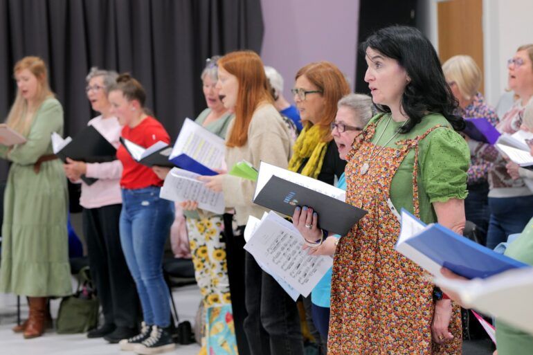 Paisley Opera rehearsal