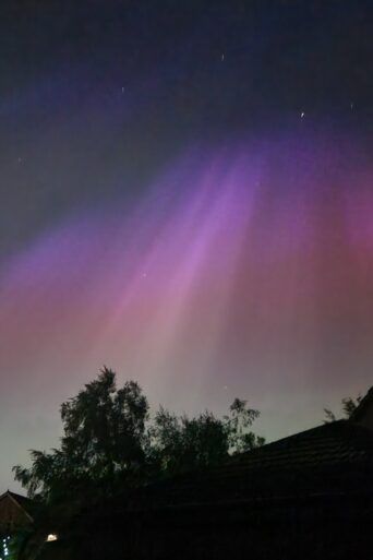 Northern Lights taken over Houston, May 2024.