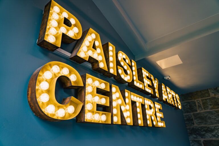 Paisley Arts Centre sign