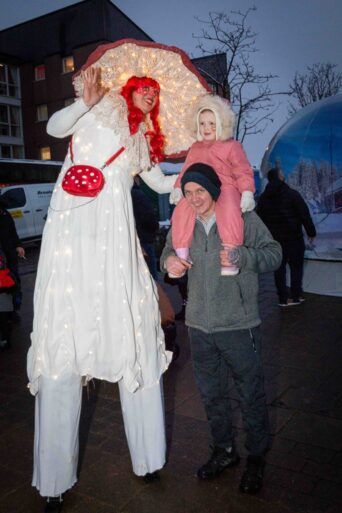 Performer at Johnstone Christmas Lights Switch-On