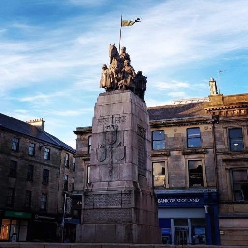 An image of the Cenotaph, Paisley's War Memorial.